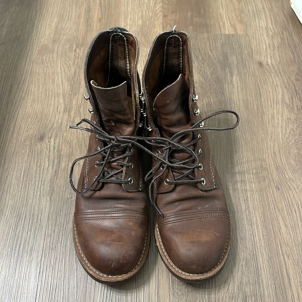 Red Wing Shoes IRON RANGER
MEN'S 6-INCH BOOT IN AMBER HARNESS LEATHER Brown